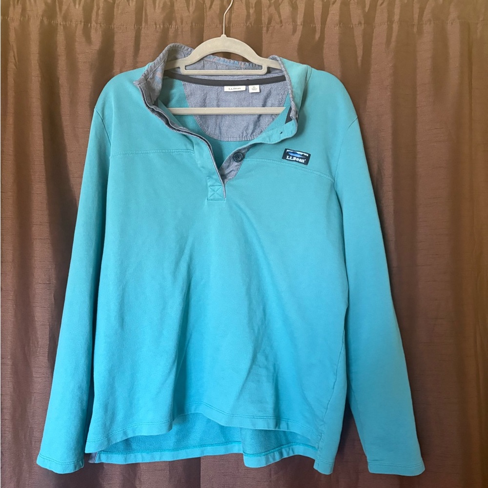 L.L. Bean Teal Pullover